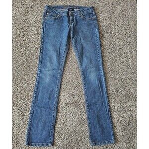 Blue Asphalt Jeans Women's Size 7 R Low Rise Straight Denim Size 28x29 Blue